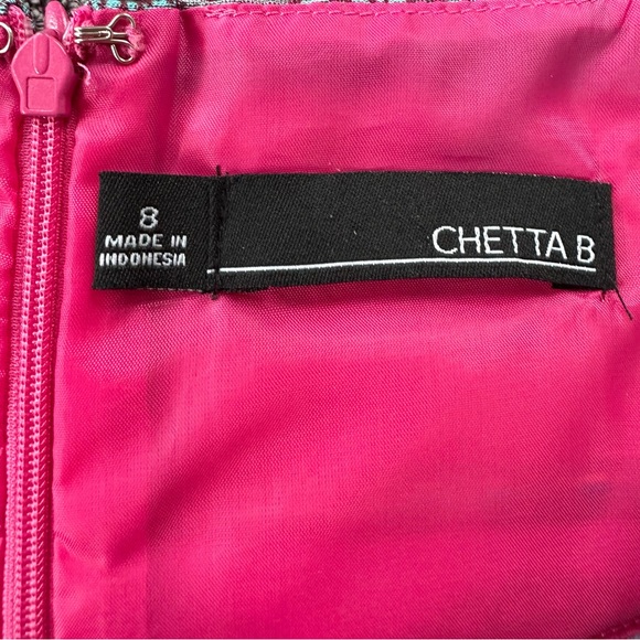 Chetta B, multicolor, sleeveless, kneel length, size 8, great condition - Picture 16 of 16